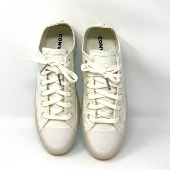 💖MEGA SALE💖Converse CTAS White Patent Leather Casual Shoes Women's 7.5 165605C - Picture 7 of 10